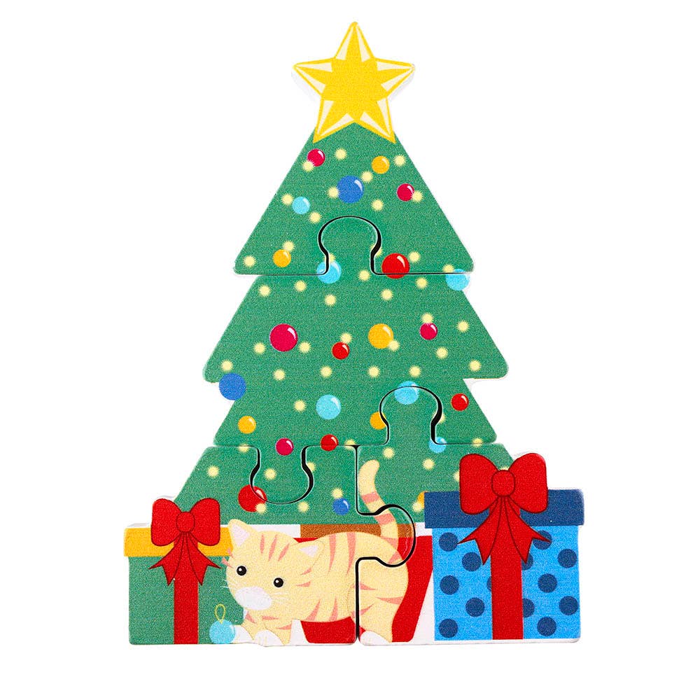 Christmas Tree Wooden Puzzle