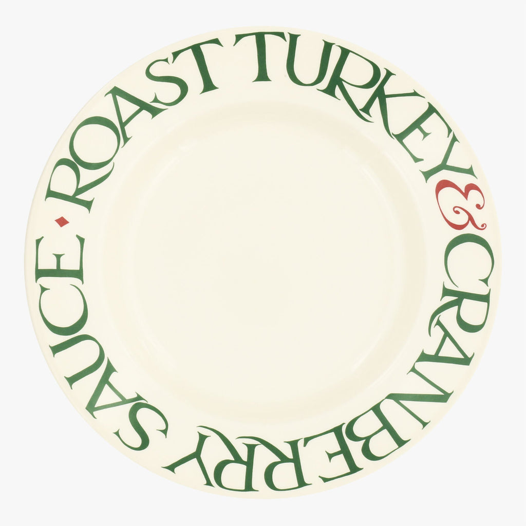 Christmas Toast & Marmalade Roast Turkey 10 1/2 Inch Plate