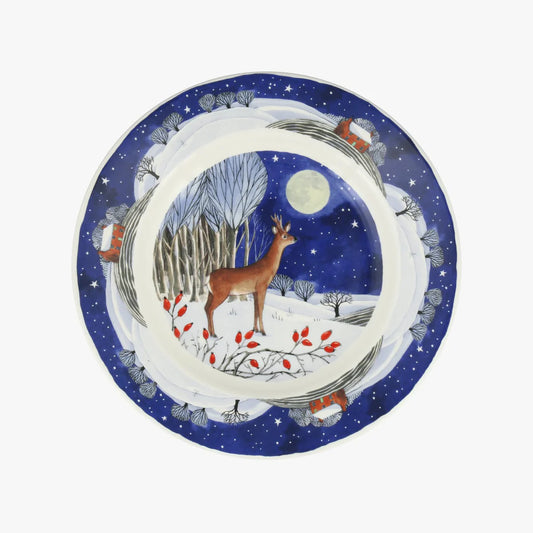 Midnight Deer 8 1/2 Inch Plate