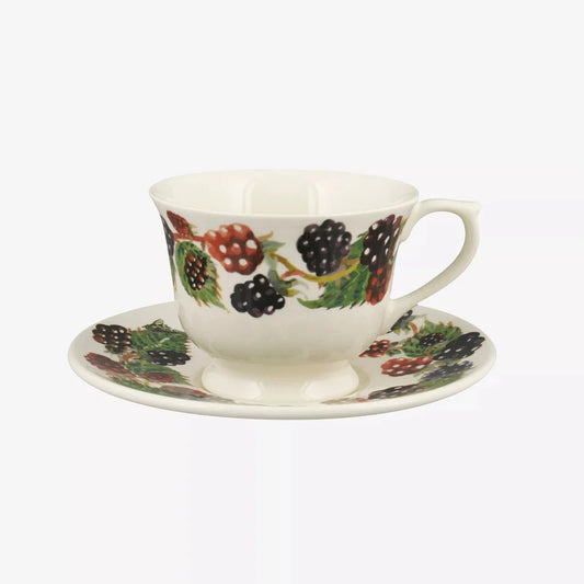 Blackberry Small Teacup & Saucer