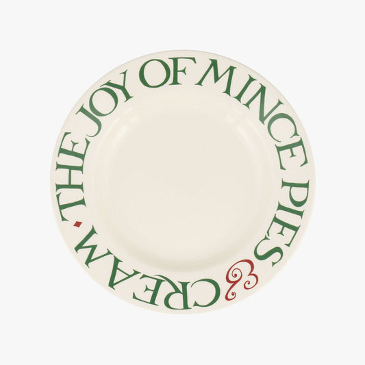 Christmas Toast & Marmalade Joy Of Mince Pies 8 1/2 Inch Plate