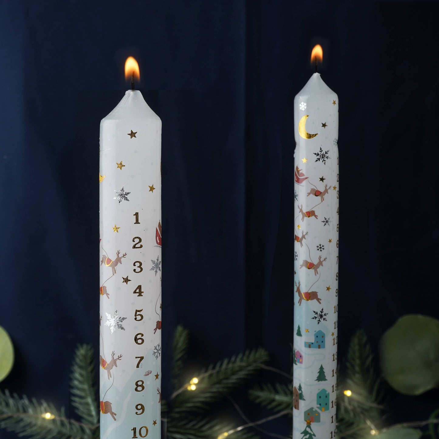 Advent Candles dinner sticks