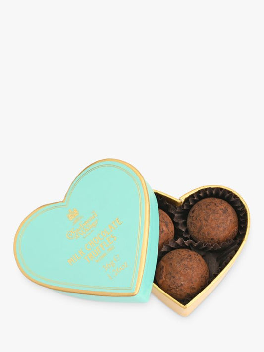 Blue Heart Milk Chocolate Truffles