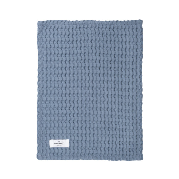 Big Waffle Cloth - Grey Blue