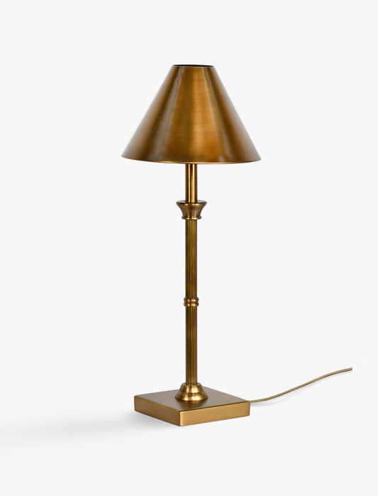 Kelmscot Table Lamp Antique Brass