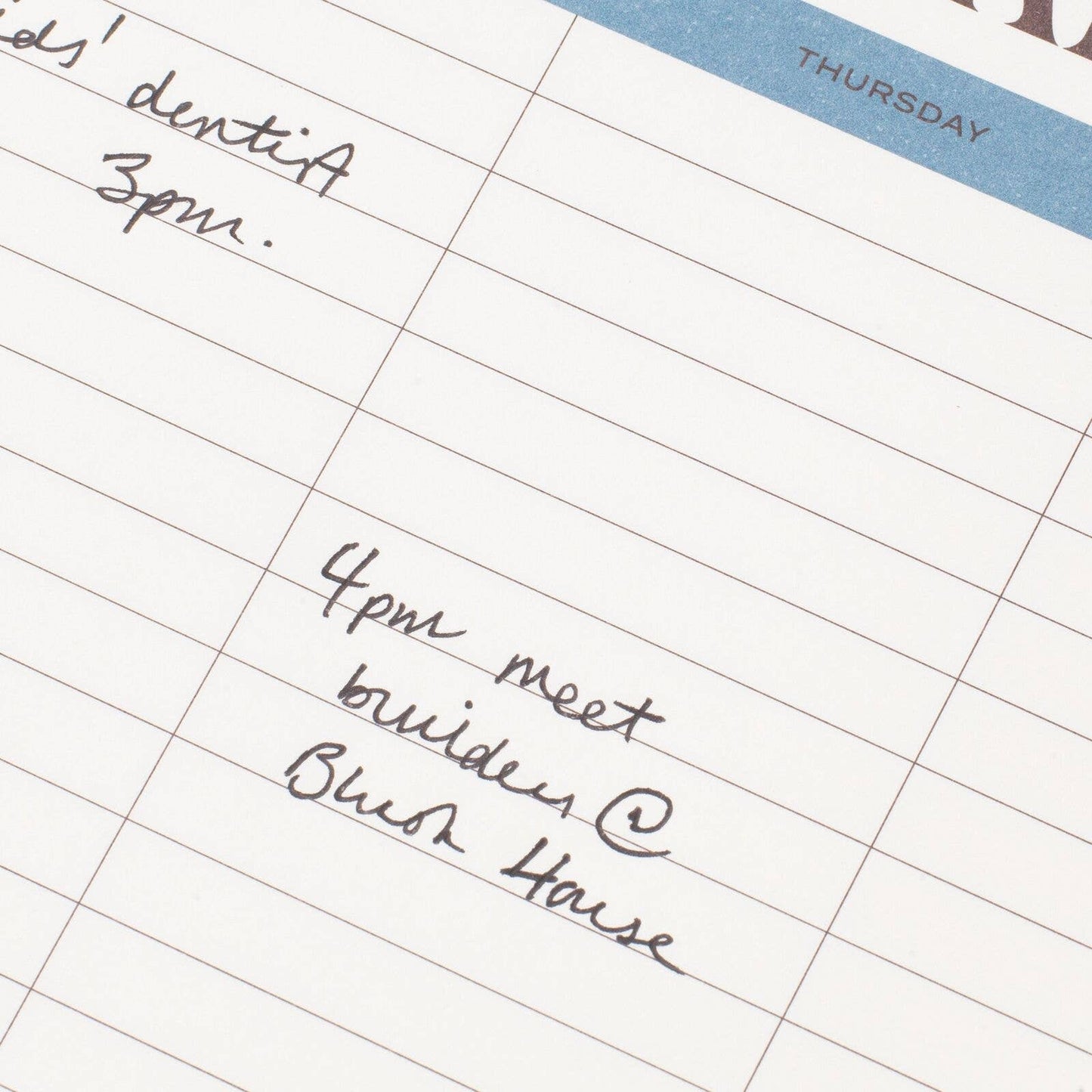 Paper Plans Spiral Weekly Desk Pad