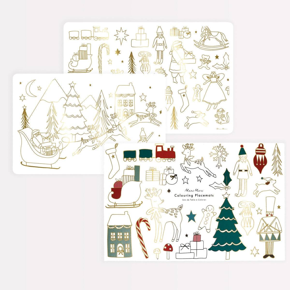 Christmas Colouring  Placemats