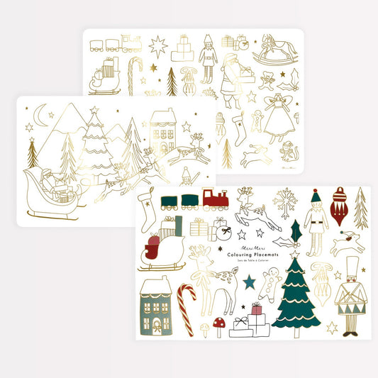 Christmas Colouring  Placemats