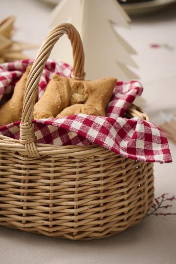 Wicker Basket with Handle