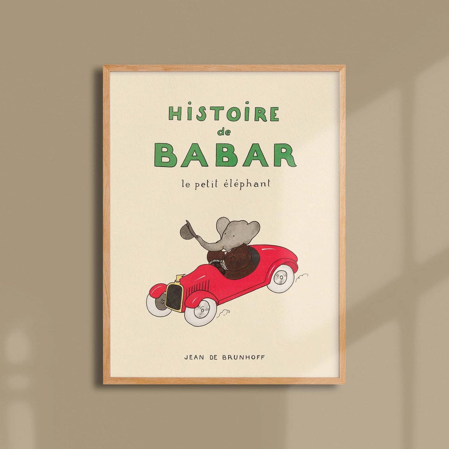 The story of Babar Poster and Frame