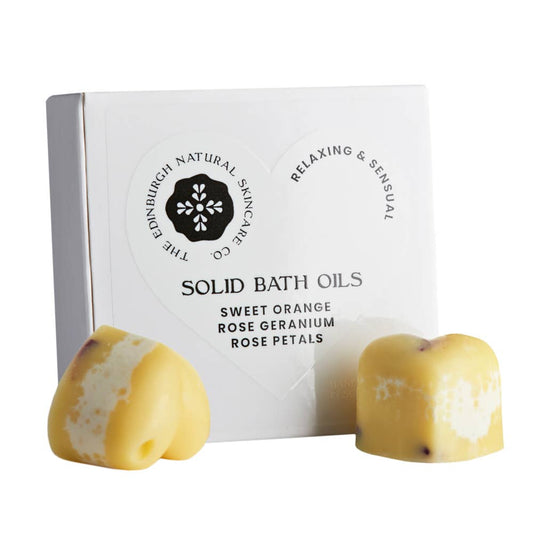 Orange and Geranium Solid Bath Oils - 40 grams