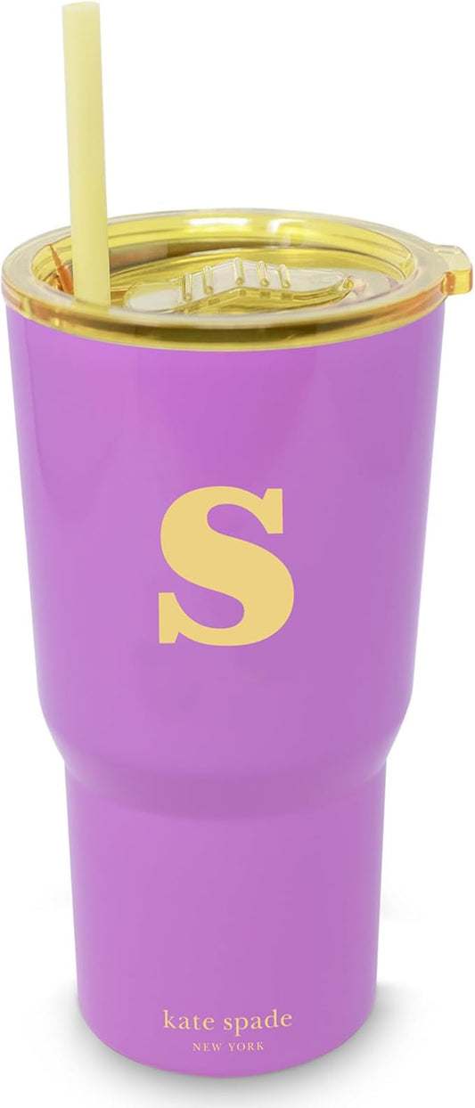 Initial Stainless Steel Tumbler - S - 20 Ounce