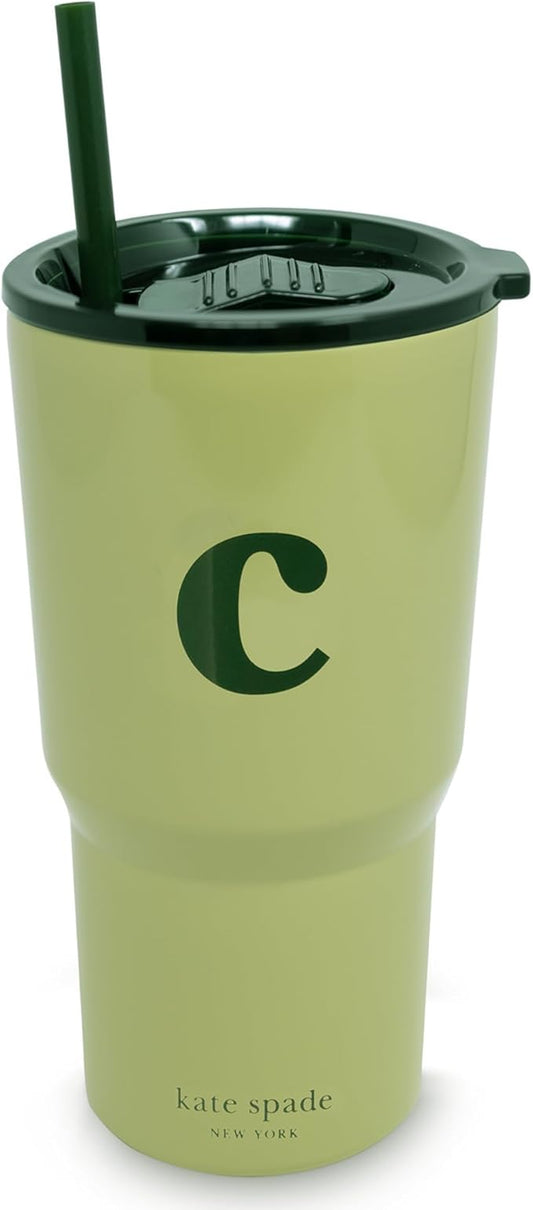 Initial Stainless Steel Tumbler - C - 20 Ounce