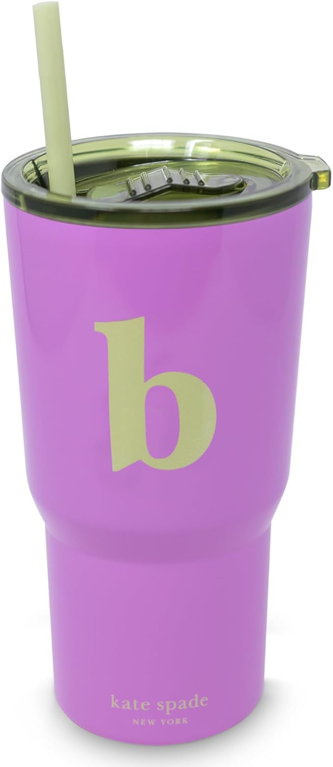 Initial Stainless Steel Tumbler - B - 20 ounce