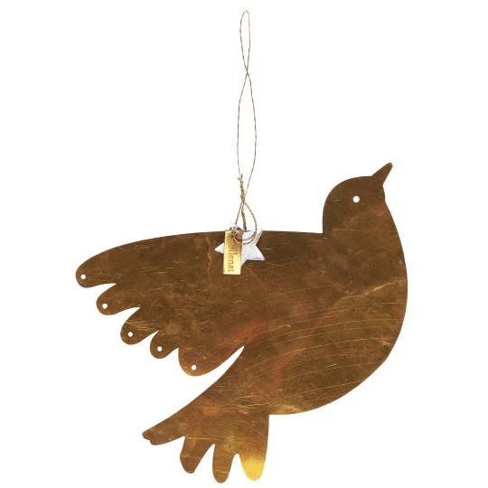 Brass Hanging Bird