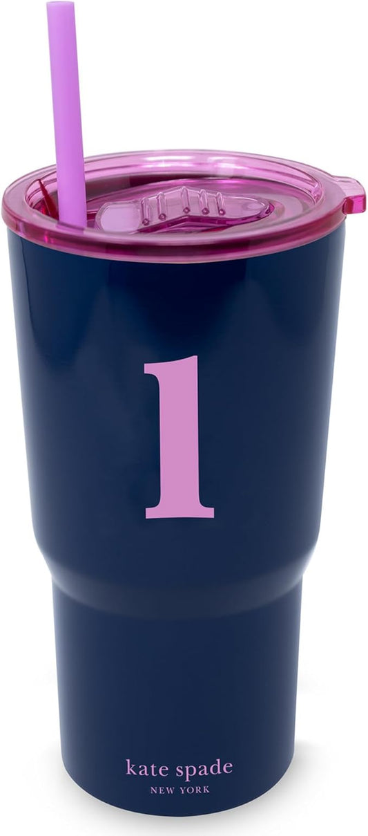 Initial Stainless Steel Tumbler - L - 20 Ounce