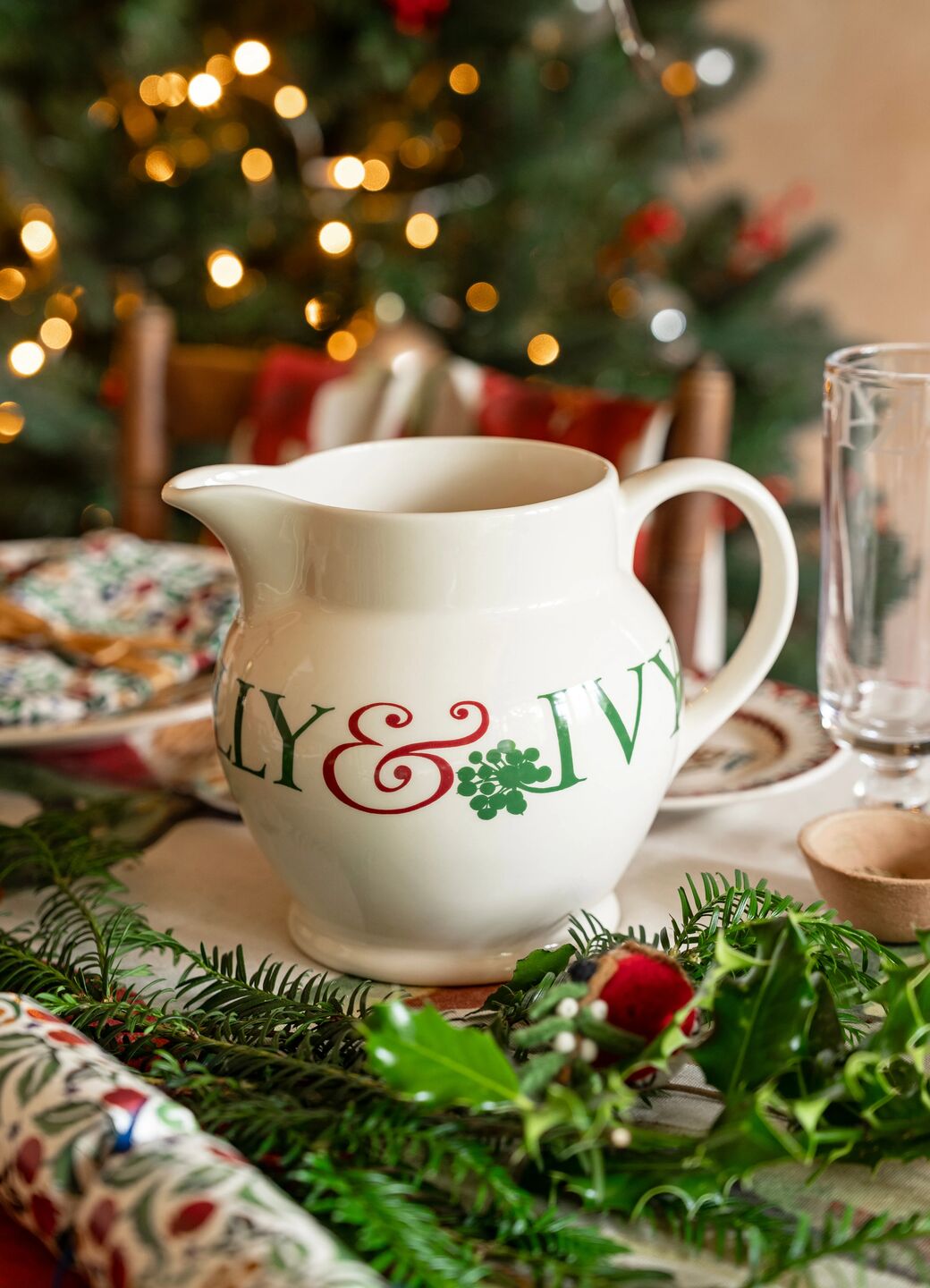 Christmas Toast Holly & Ivy 3 Pint Jug
