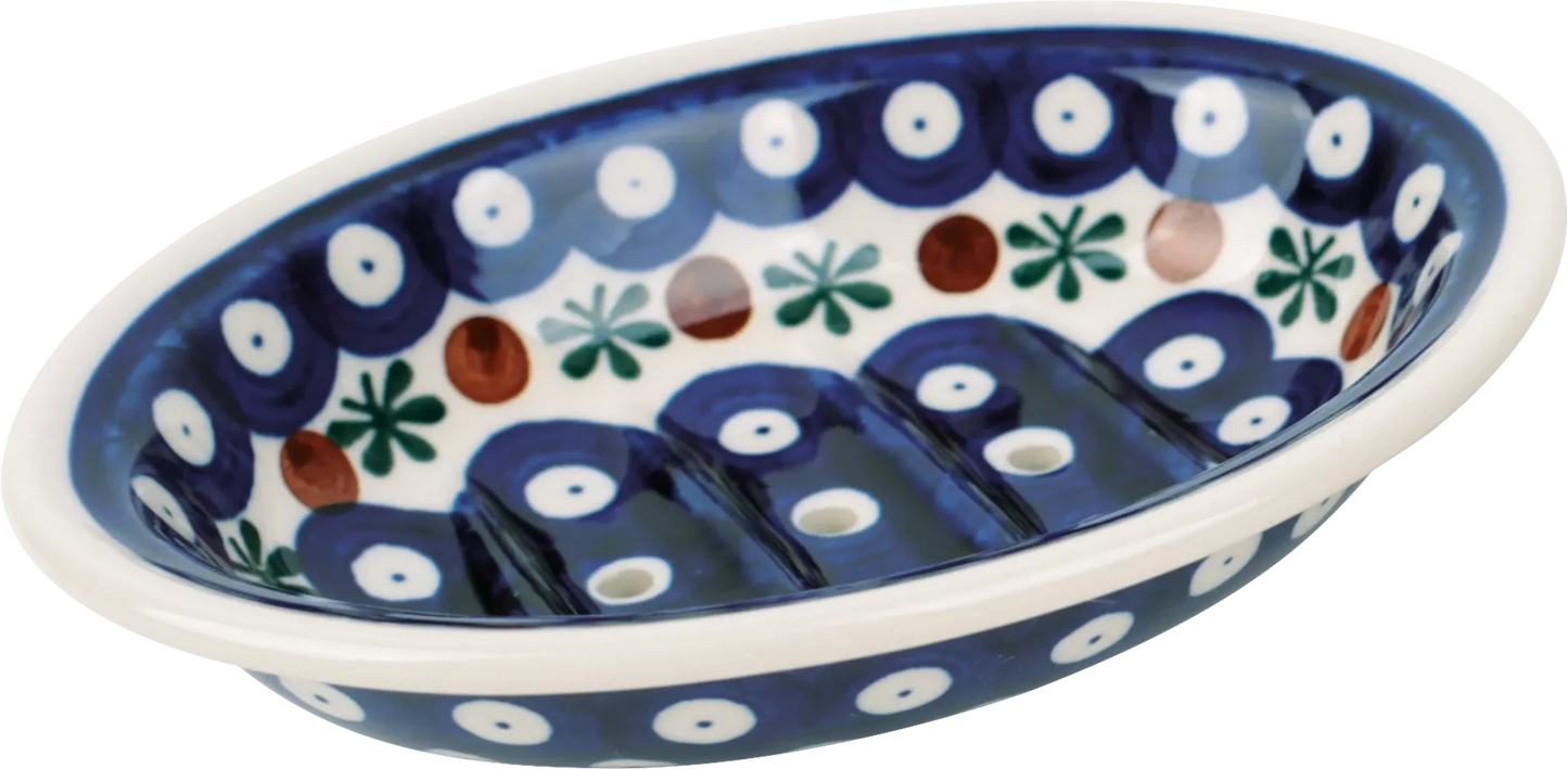 Patterned soap dish