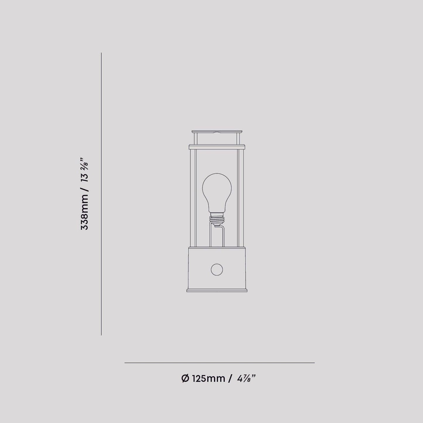 The Muse 1.0 Portable Lamp - Pomona Red
