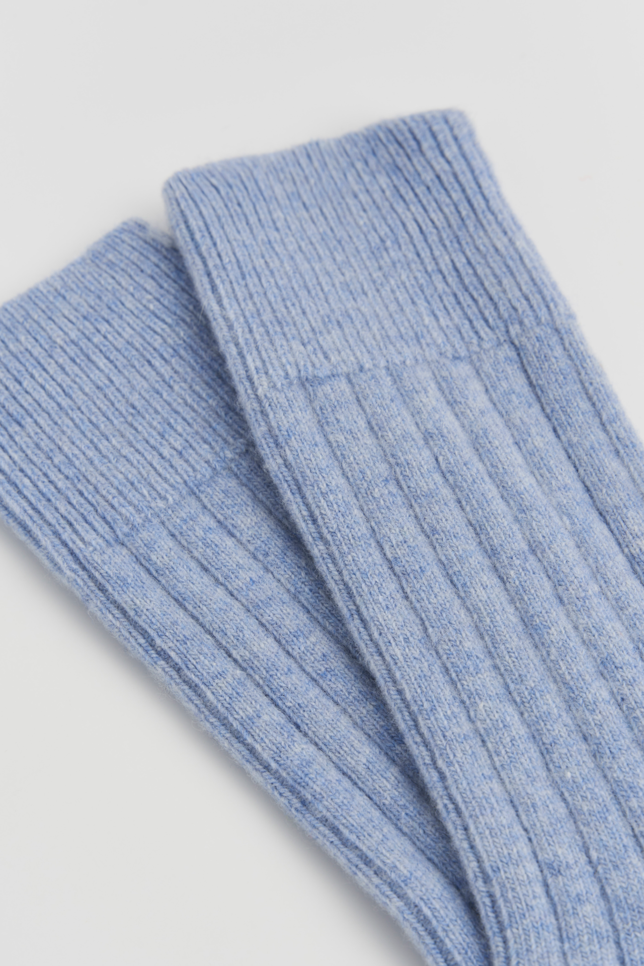 Morning Blue Merino Bed Socks: Morning Blue / Large (UK 9-13)
