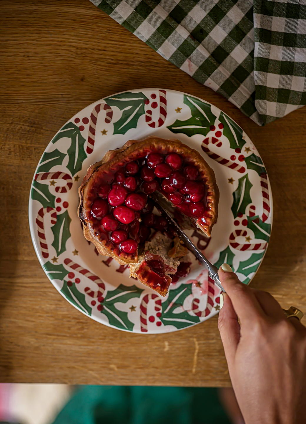 Candy Canes 8 1/2 Inch Plate