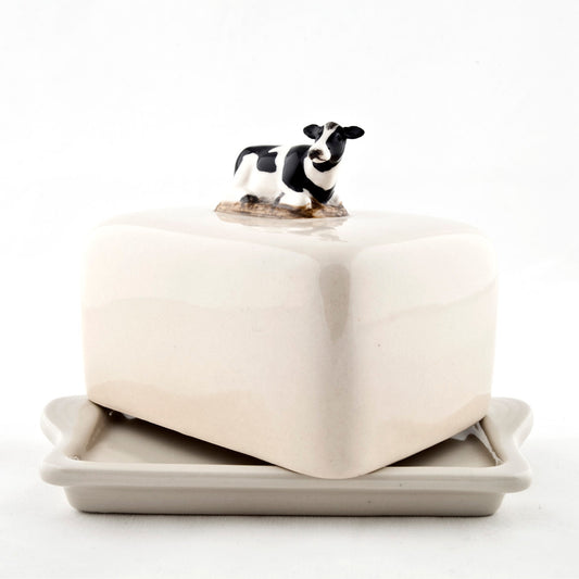 Friesian Cow Butter Dish