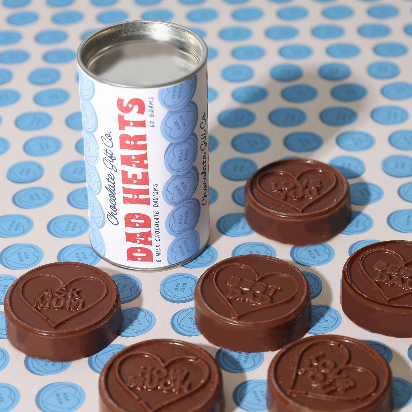 Chocolate Dad Hearts