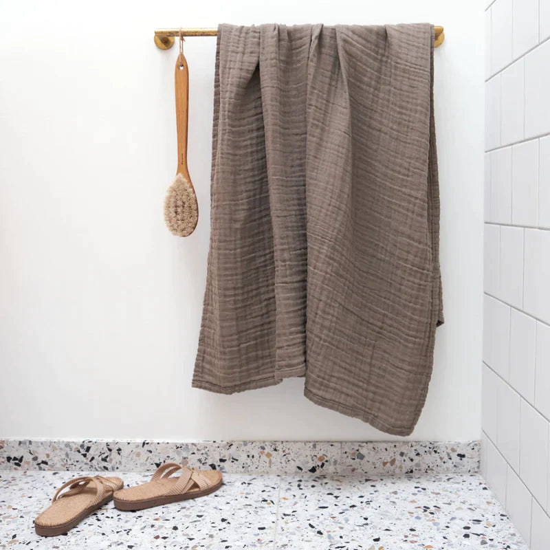 Fine Bath Towel - Stone