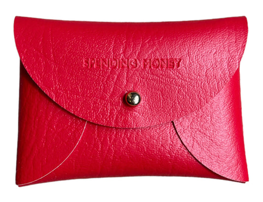 Spending money purse - Red