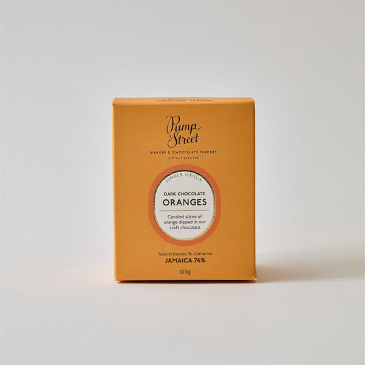 Dark Chocolate Dipped Orange Slices - 100g