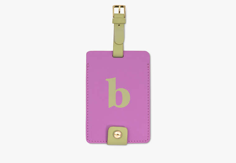 Initial Luggage Tag - B