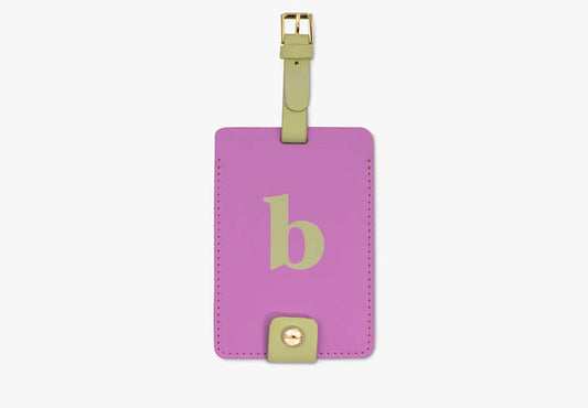 Initial Luggage Tag - B