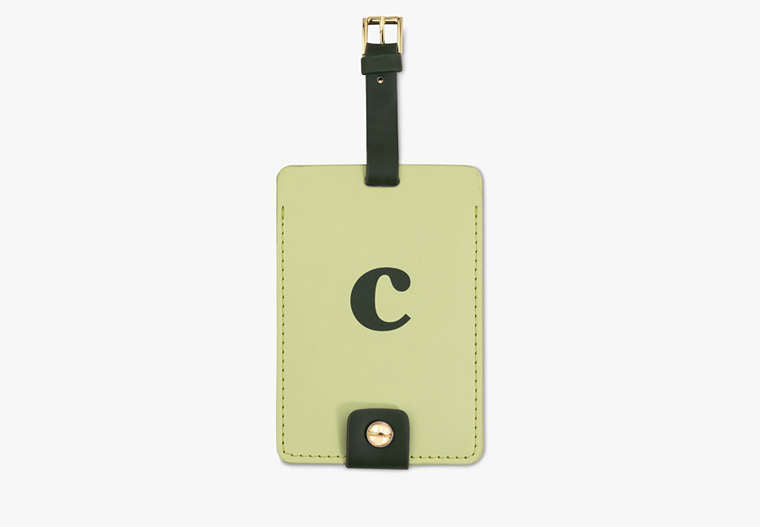 Initial Luggage Tag - C