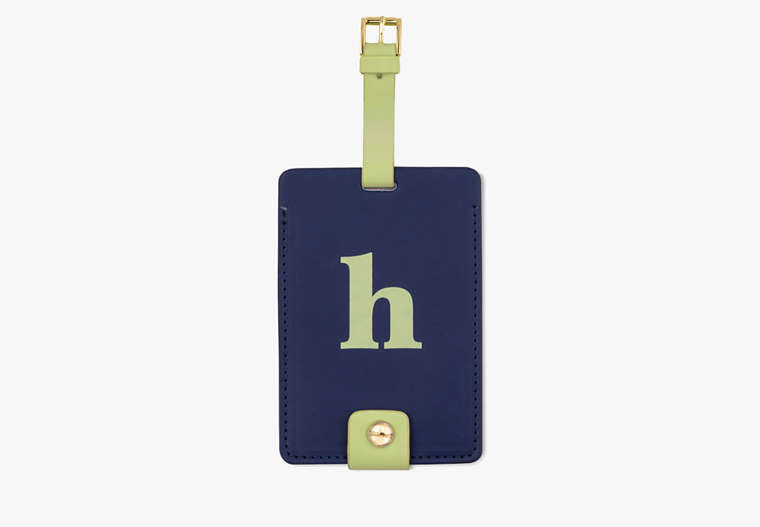 Initial Luggage Tag - H