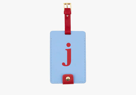 Initial Luggage Tag - J