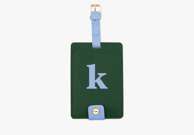 Initial Luggage Tag - K