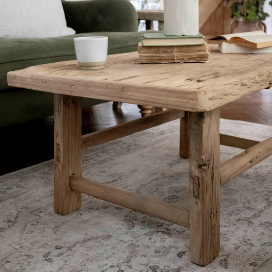 Rustic Elm Coffee Table