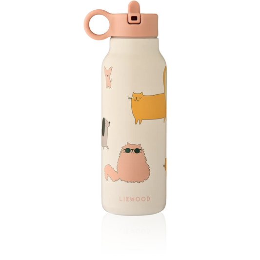 Falk Water Bottle 350 ml - Cats and Dogs
