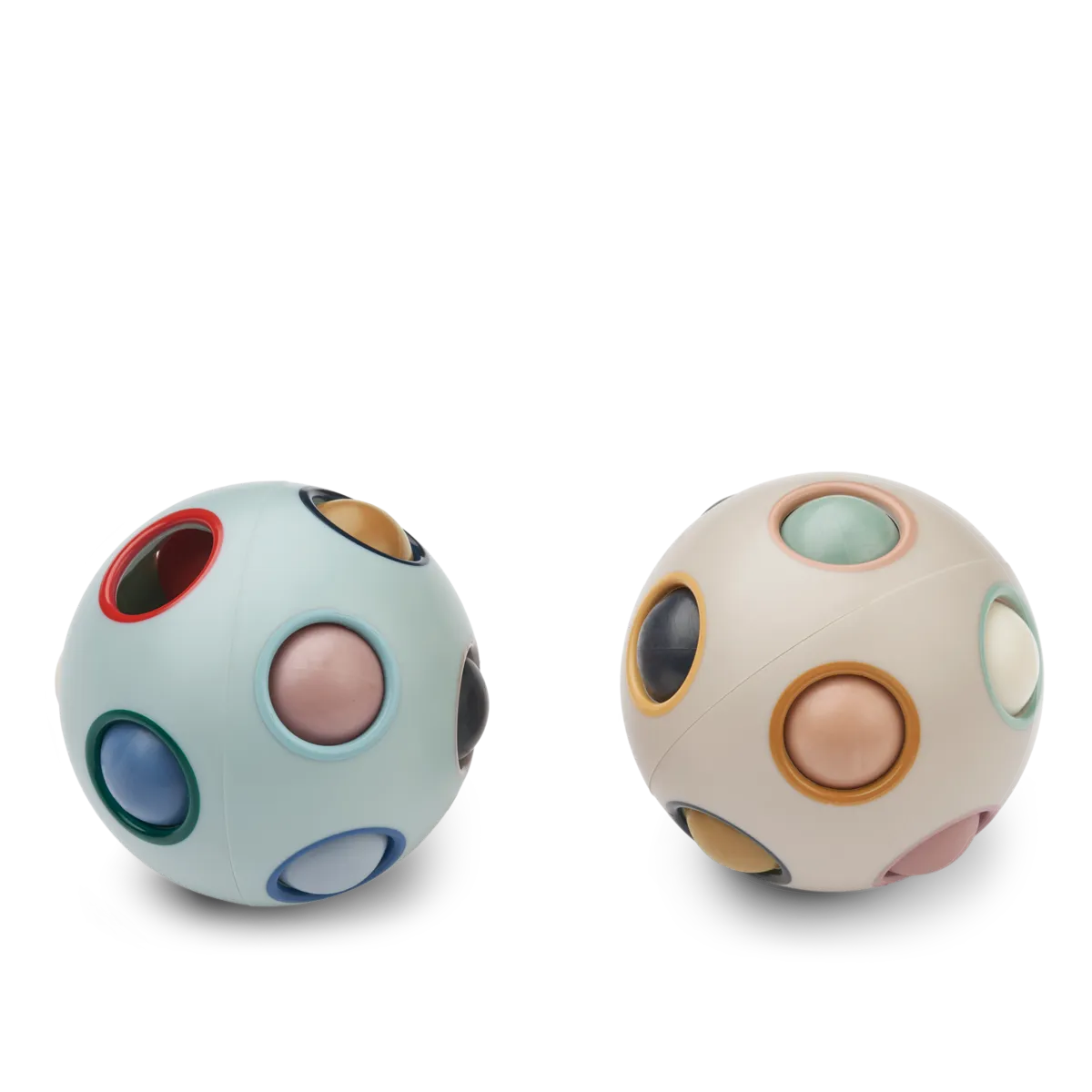 Solene Puzzle Ball 2-Pack - Ice Blue Mix