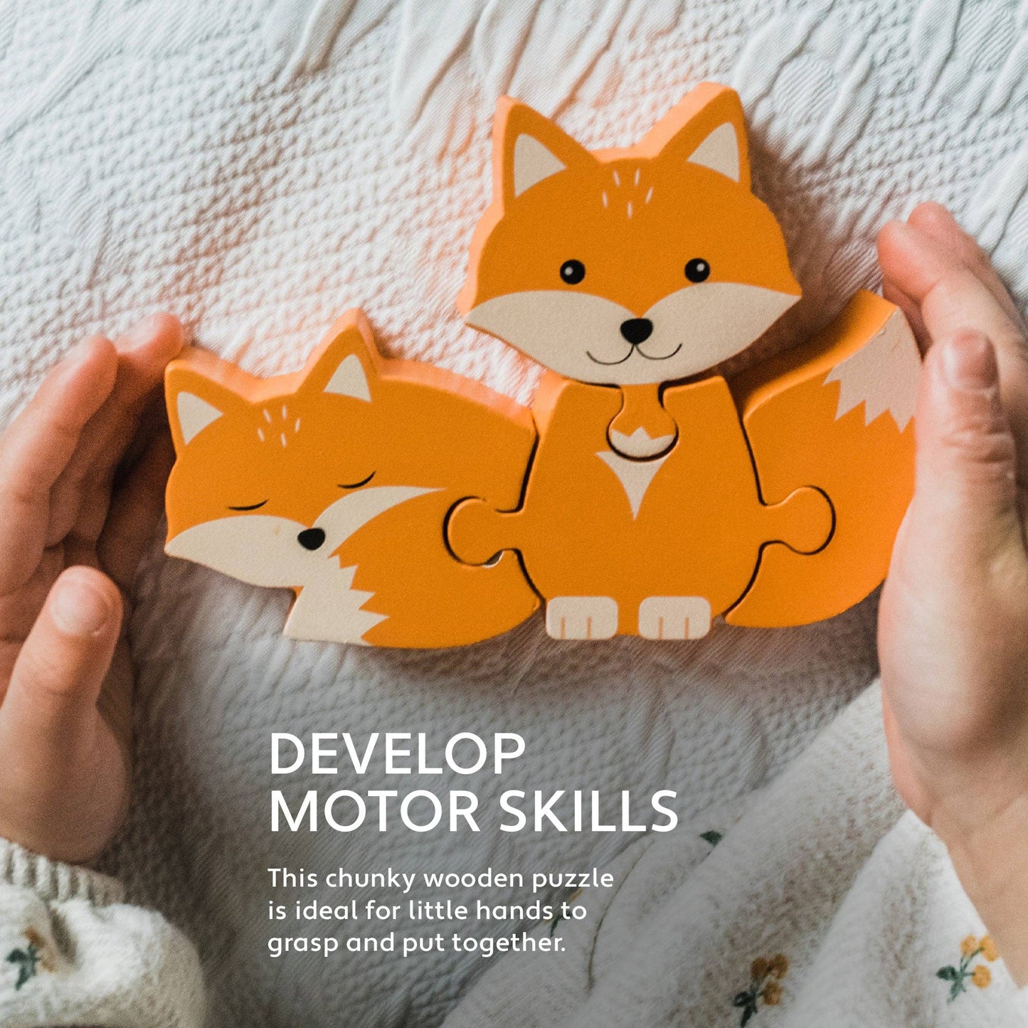 Woodland Fox Wooden Puzzle