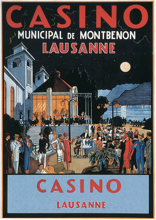 Casino Poster and Frame