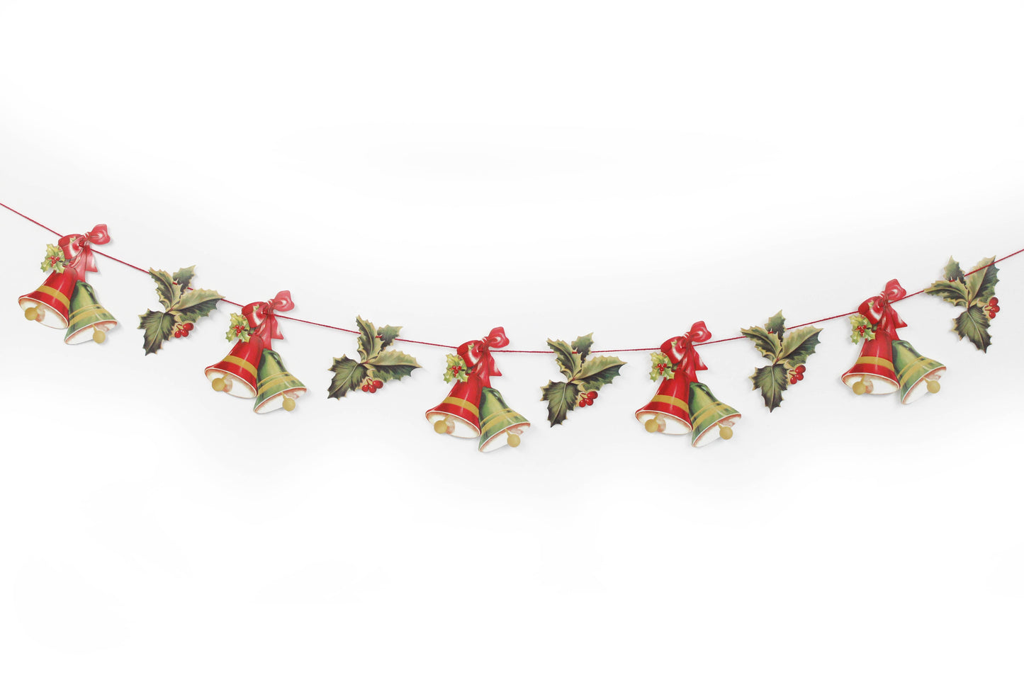 Holly and Bells Garland