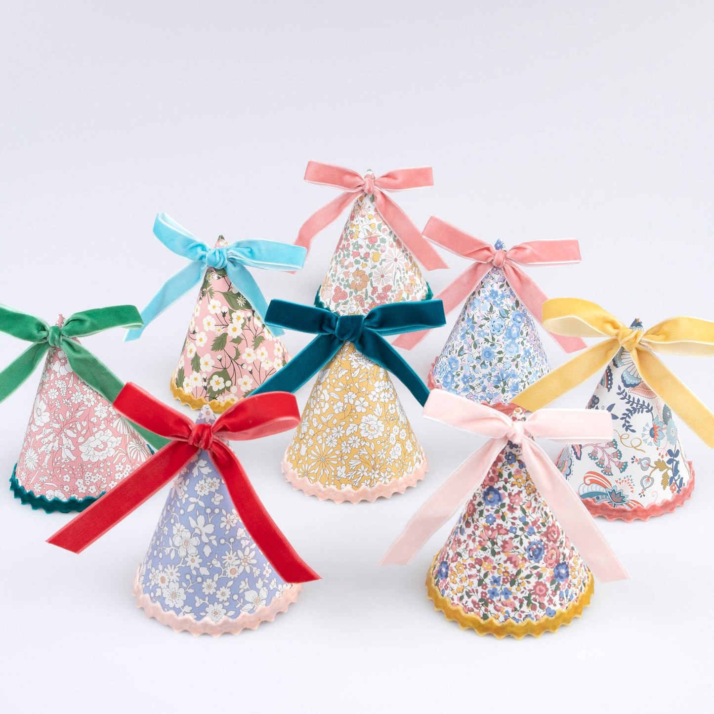 Meri Meri x Liberty Party Hats - Pack of 8