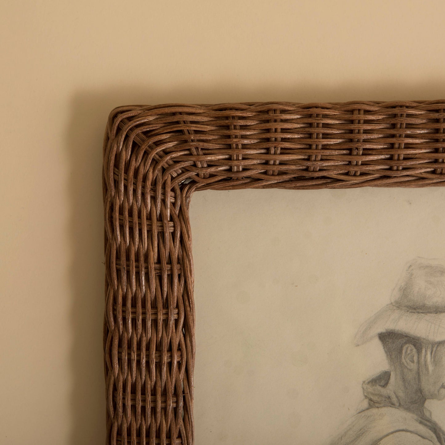 Harper Rattan Handwoven Picture Frame Medium