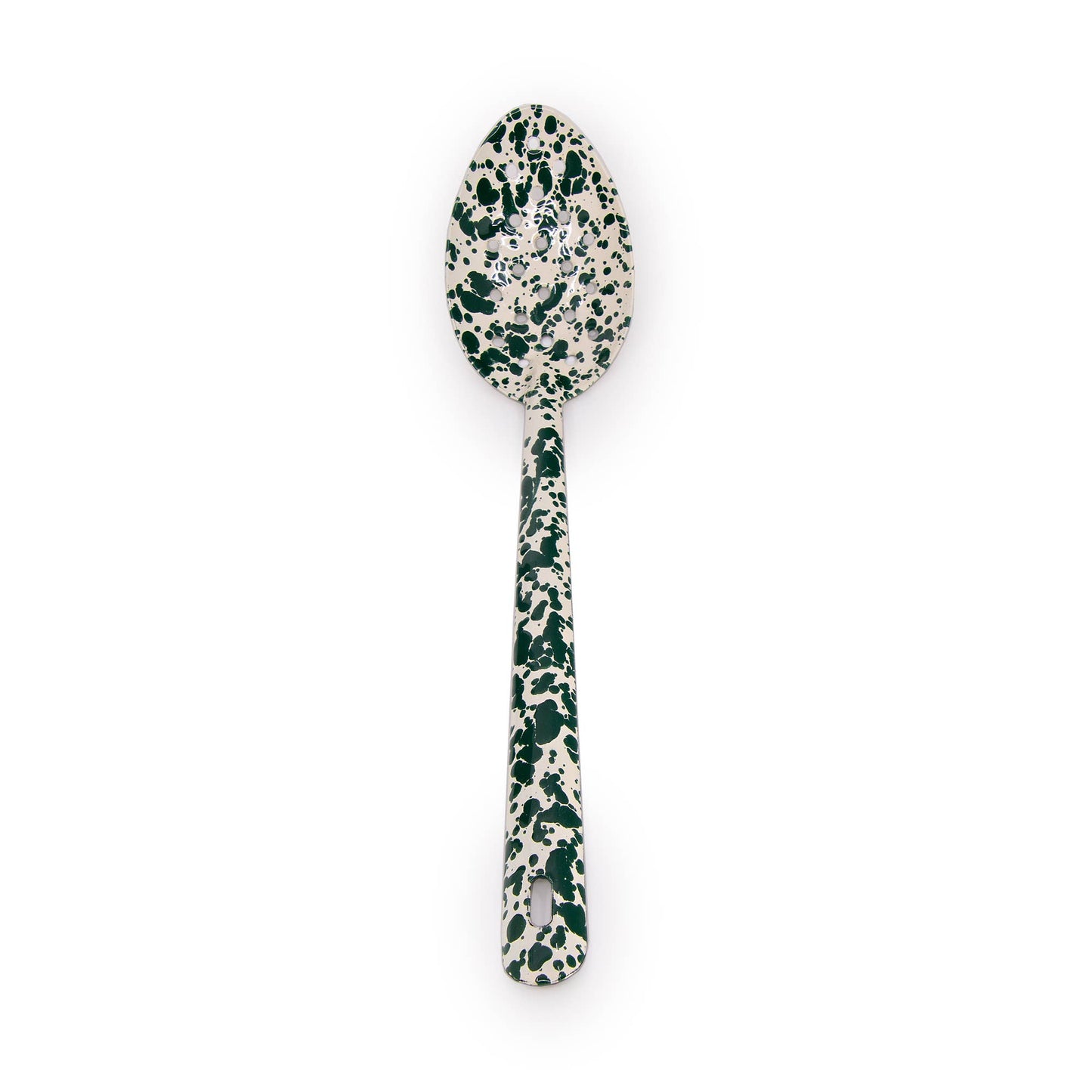 Large Slotted Spoon - Green