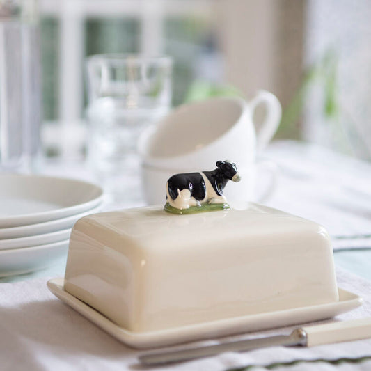 Friesian Cow Butter Dish