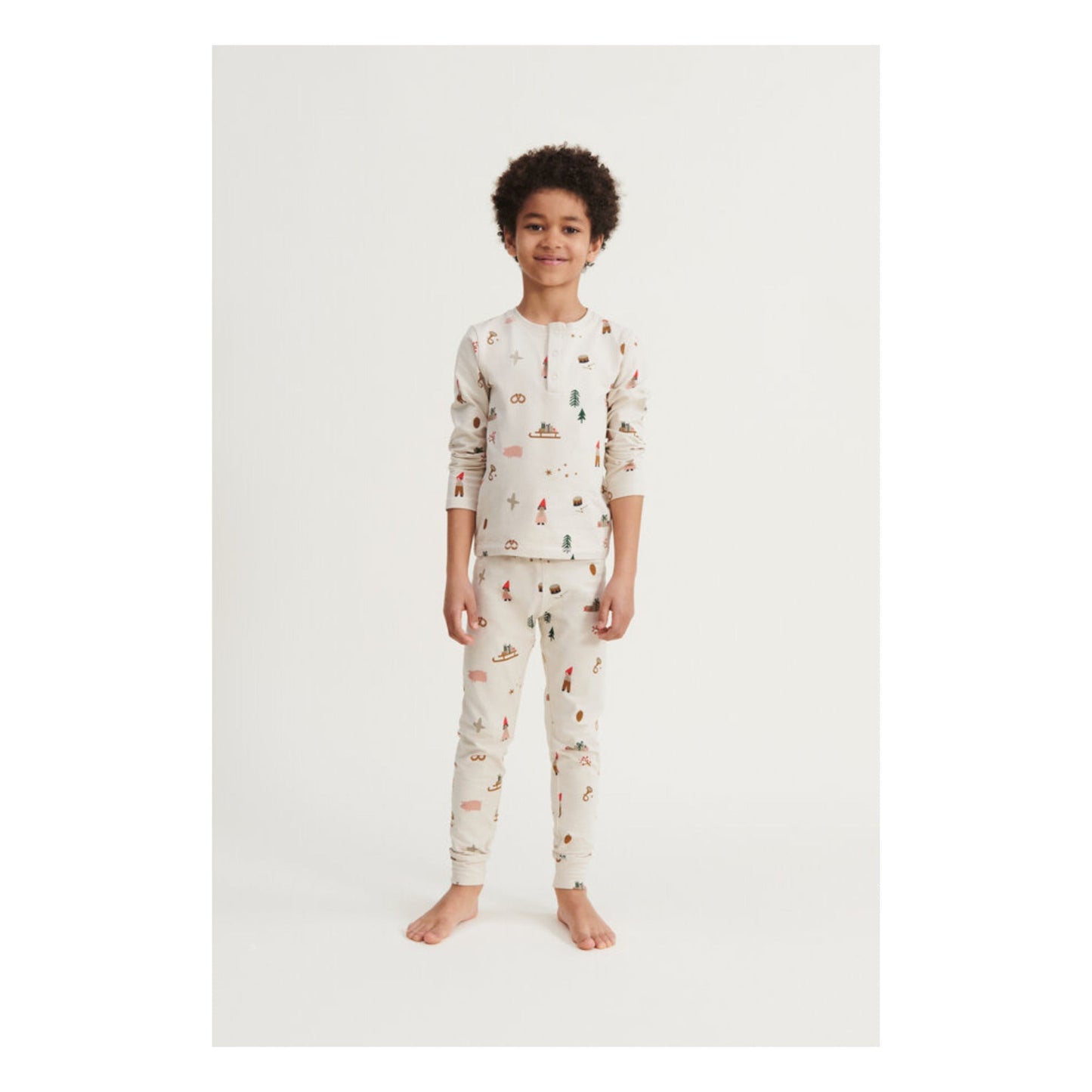 Wilhelm Printed Pyjamas Set - Holiday - Age 6