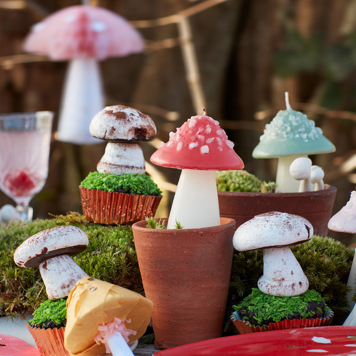 Mushroom Candles