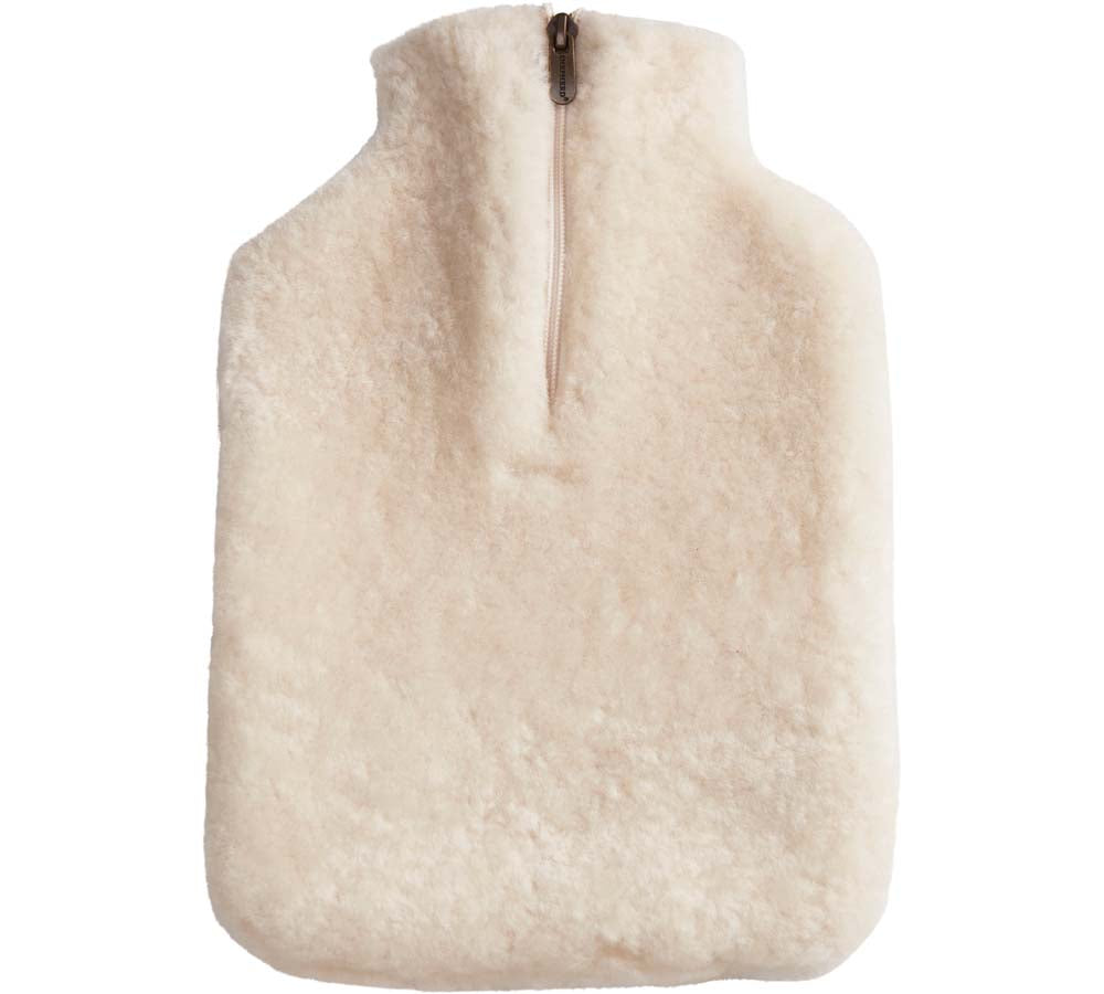 KERRI Sheepskin Creme Hot Water Bottle