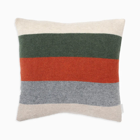 Large Colour Block Stripe Cushion